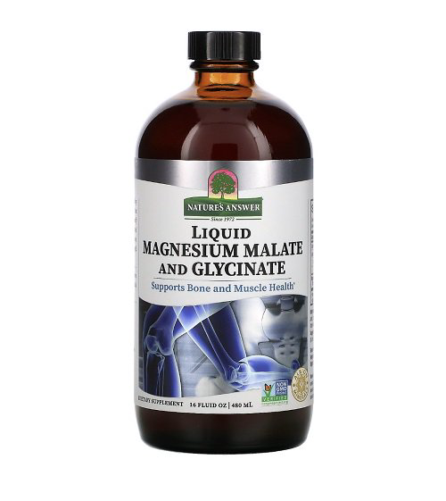 Natures Answer Magnesium malate and glycinate сироп 480 мл 