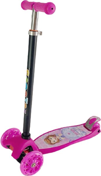 Самокат детский ScooTer BR203 розовый