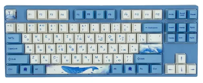 Клавиатура Varmilo Sea Melody VEM87 EC V2 Sakura 385196 White Blue