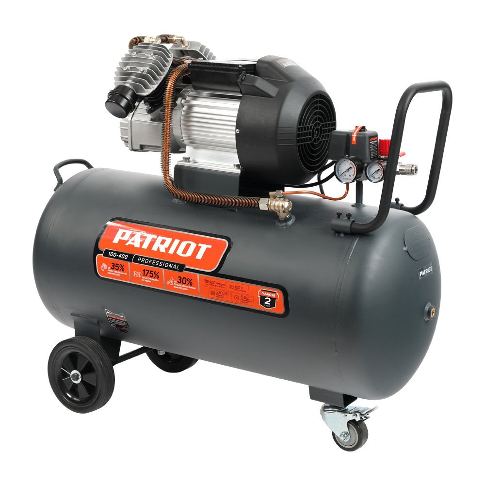 Компрессор Patriot поршневой масляный Professional 100-400 купить,NaN