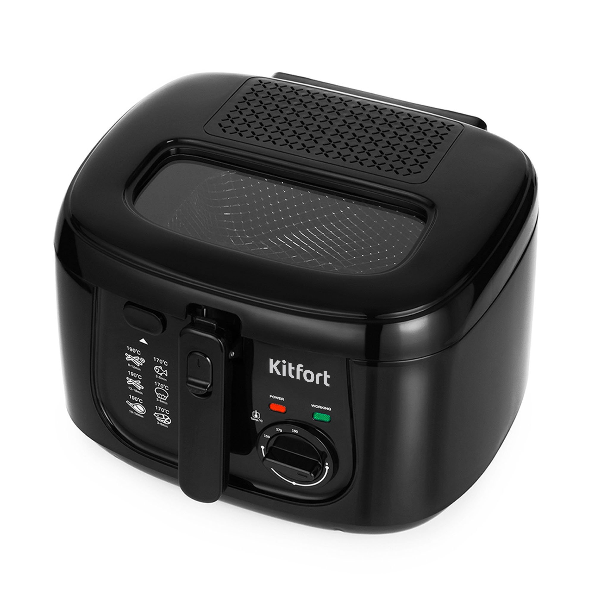 Фритюрница Kitfort KT-2018 черная - ForteMarket Фритюрница Kitfort KT-2018 черная купить,0