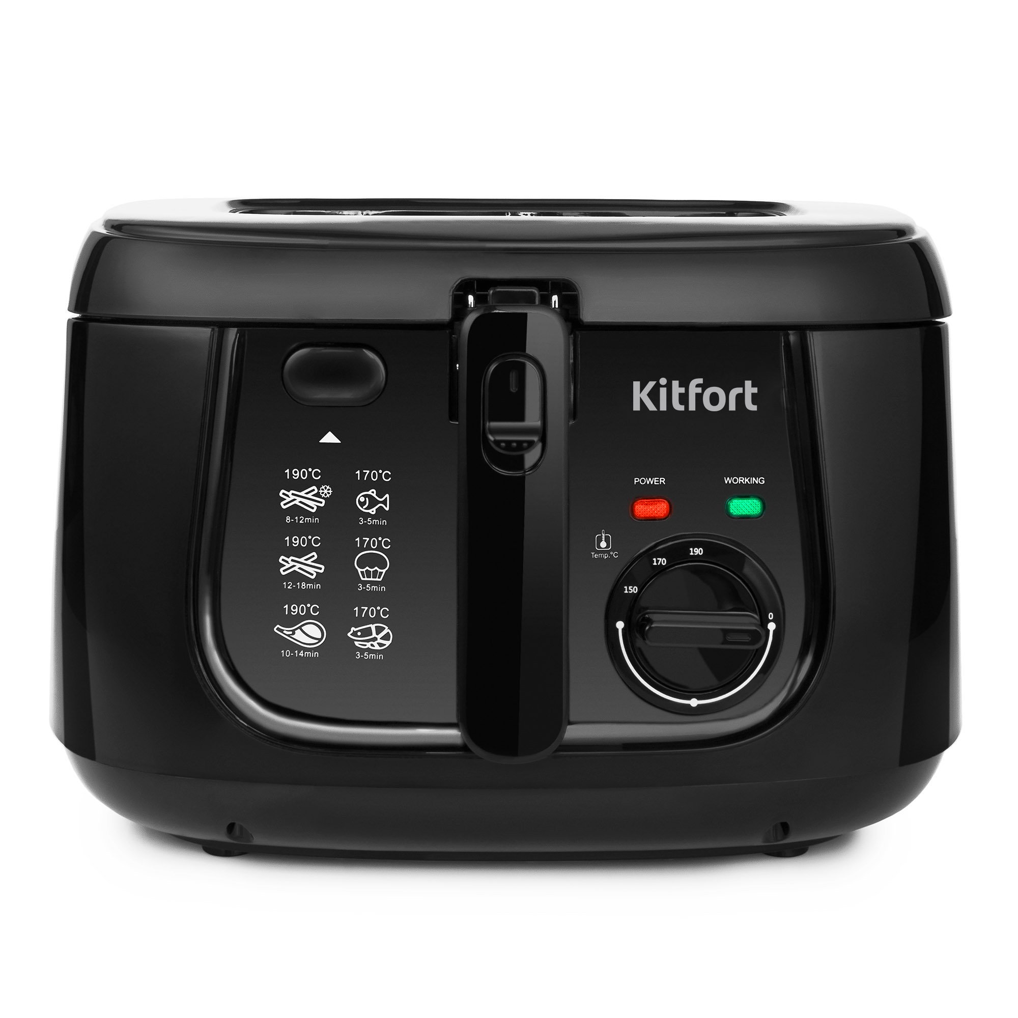 Фритюрница Kitfort KT-2018 черная - ForteMarket Фритюрница Kitfort KT-2018 черная купить,0