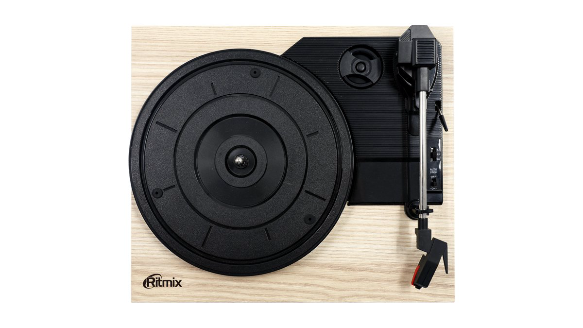 Виниловый проигрыватель Ritmix LP-240 бежевый купить,NaN