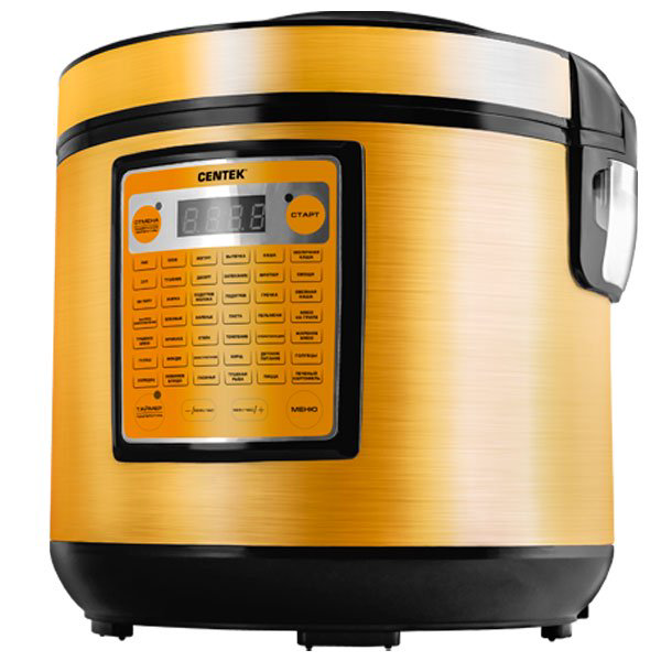 Мультиварка Centek CT-1495 золотистая купить,NaN