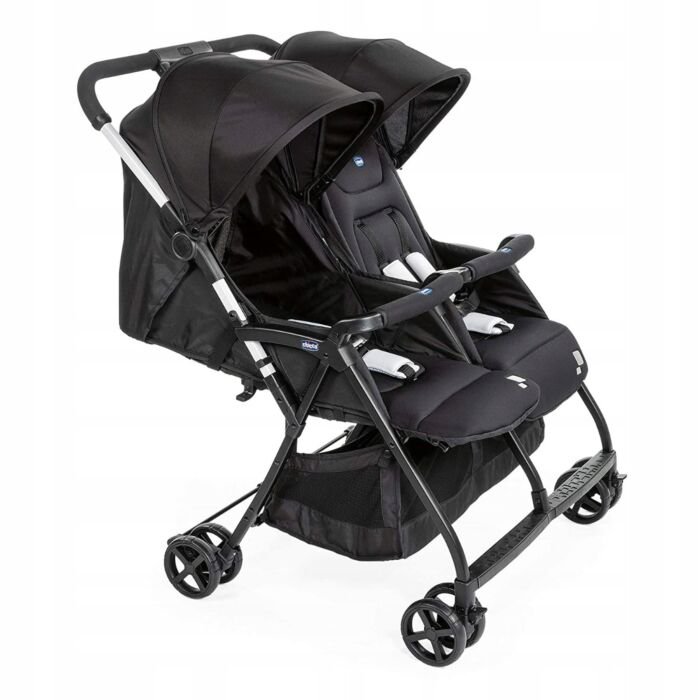 Коляска для двойни Chicco Ohlala Twin Black Night купить,NaN