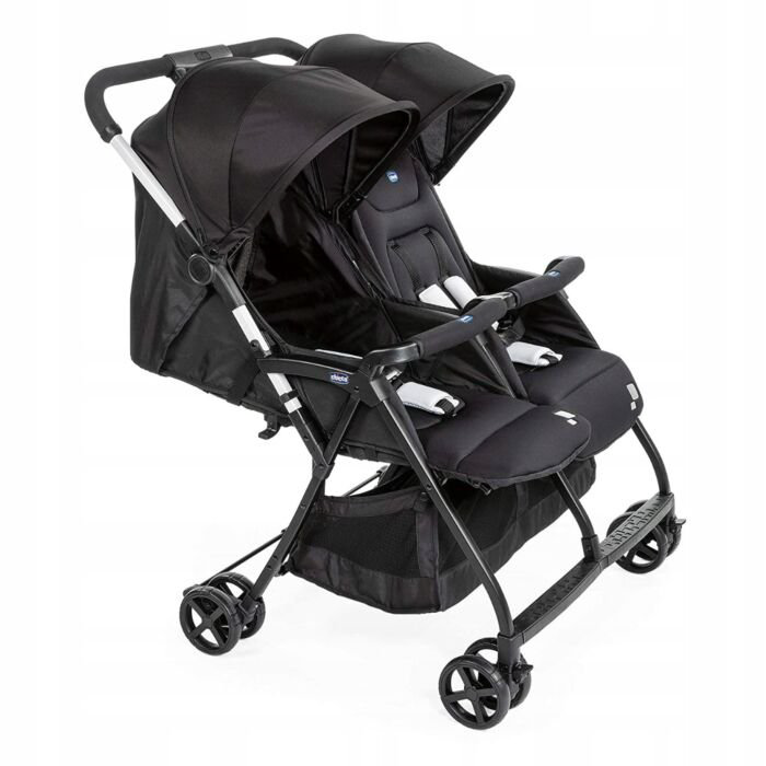 Коляска для двойни Chicco Ohlala Twin Black Night купить,NaN