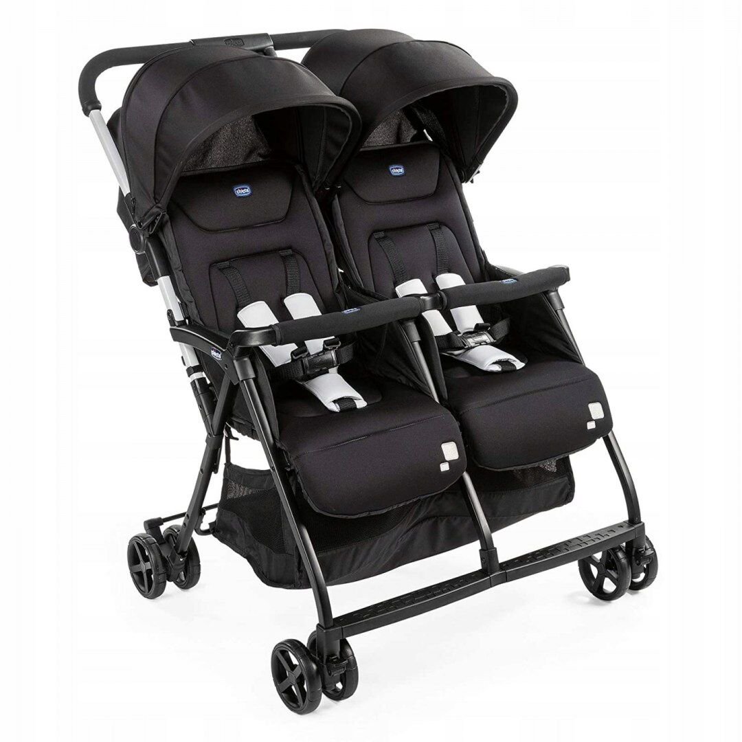 Коляска для двойни Chicco Ohlala Twin Black Night купить,NaN