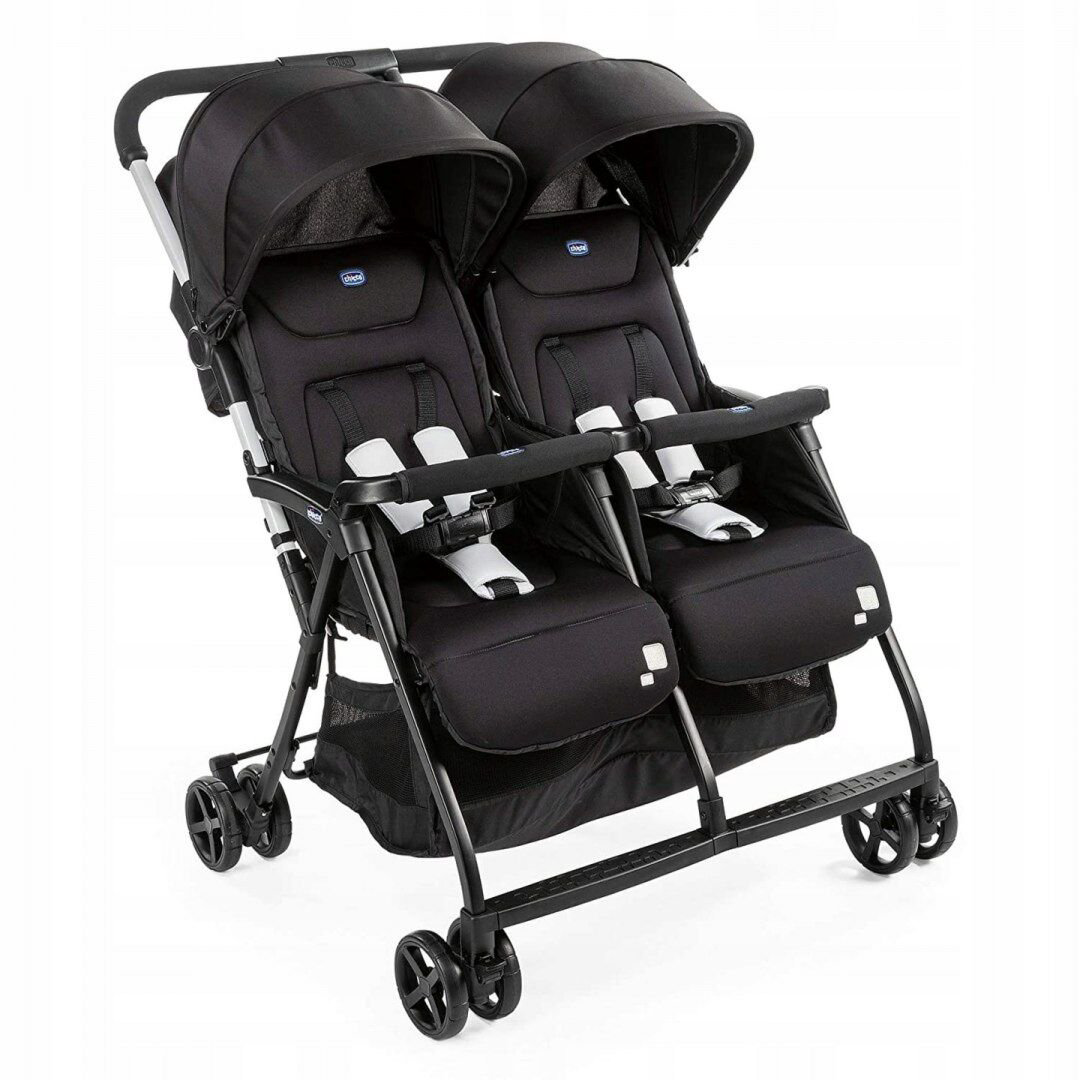 Коляска для двойни Chicco Ohlala Twin Black Night купить,NaN
