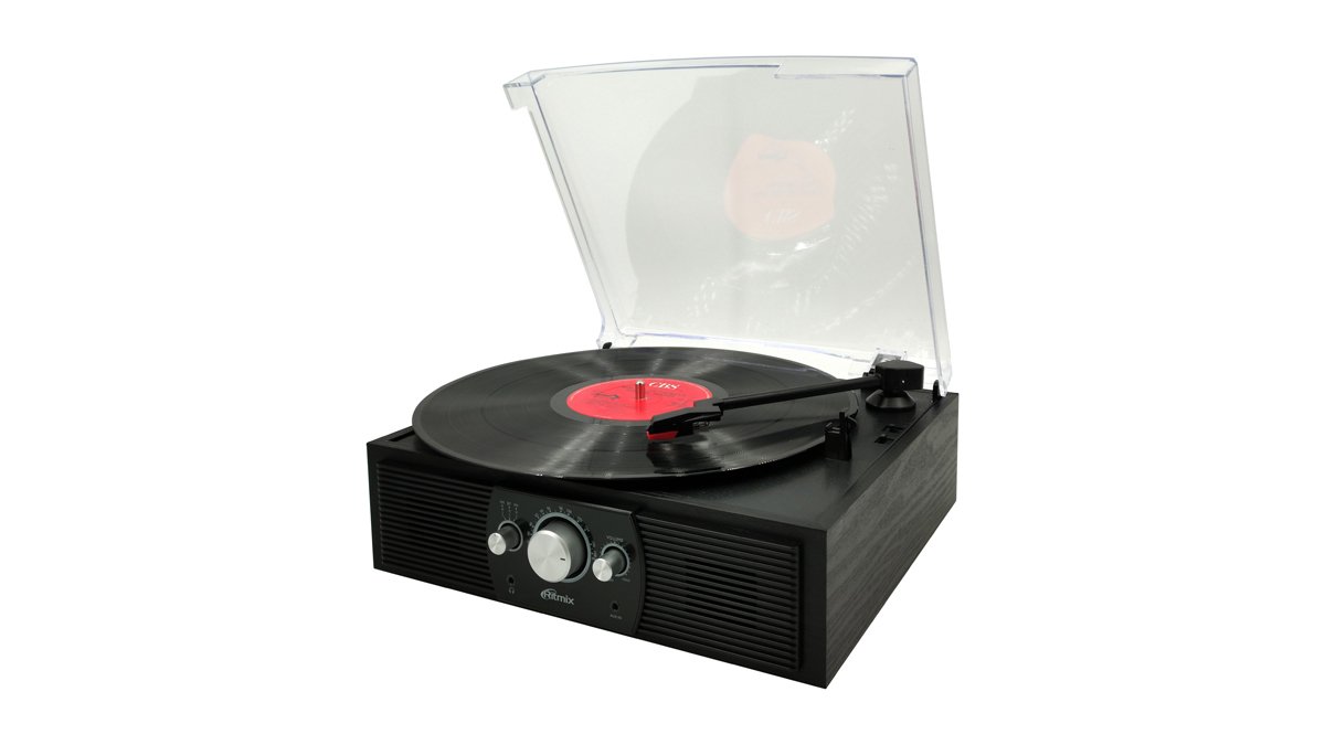 Виниловый проигрыватель Ritmix LP-200B черный