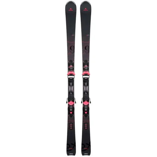 Лыжи горные Dynastar E Lite 9 + Nx 12 Konect Gw B80 черно-розовые 160