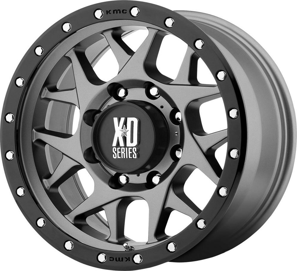 Комплект дисков XD Series XD127 BULLY 5x150 8.5x17 ET0 DIA110.50 Matte Gray Black Ring купить,884000