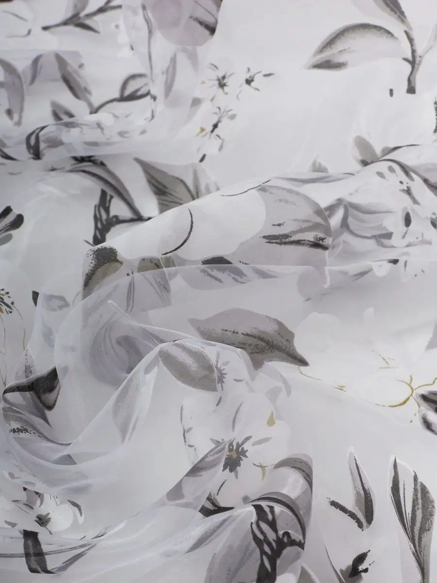 Тюль I-linen 300x260 см 1 шт, полиэстер, белый купить,NaN