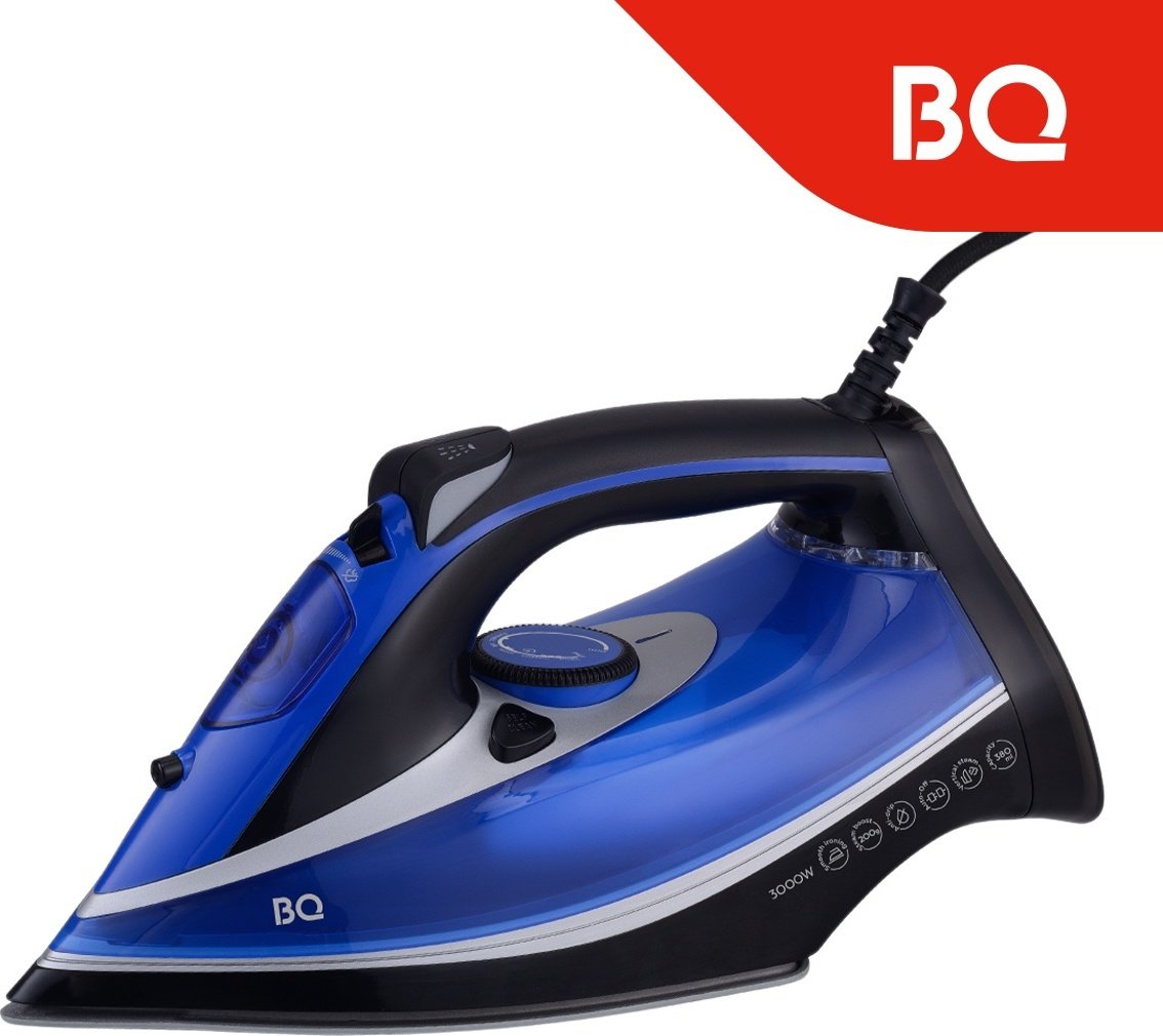 Утюг BQ Si1004 черный, голубой купить,NaN