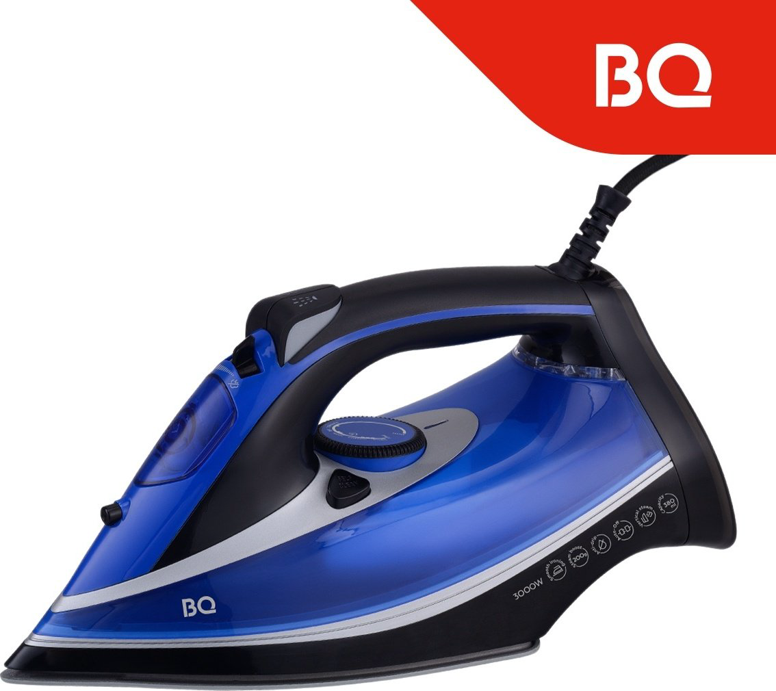 Утюг BQ Si1004 черный, голубой купить,NaN