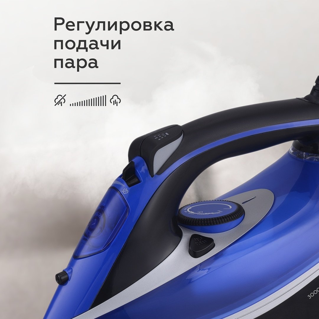 Утюг BQ Si1004 черный, голубой купить,NaN