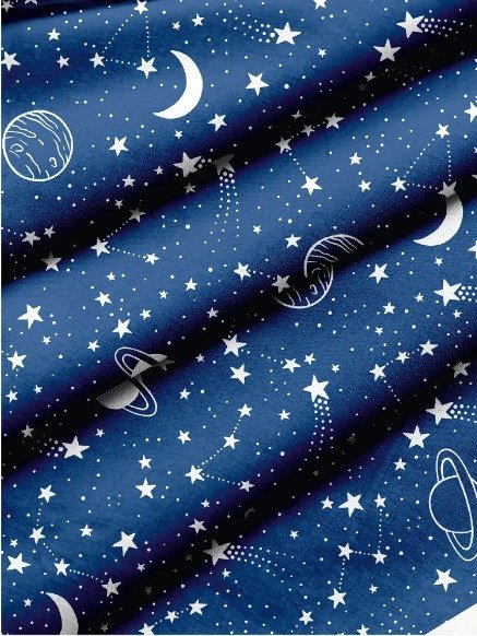 Портьеры Juno 145x260 см 2 шт, хлопок, рогожка, синий купить,NaN