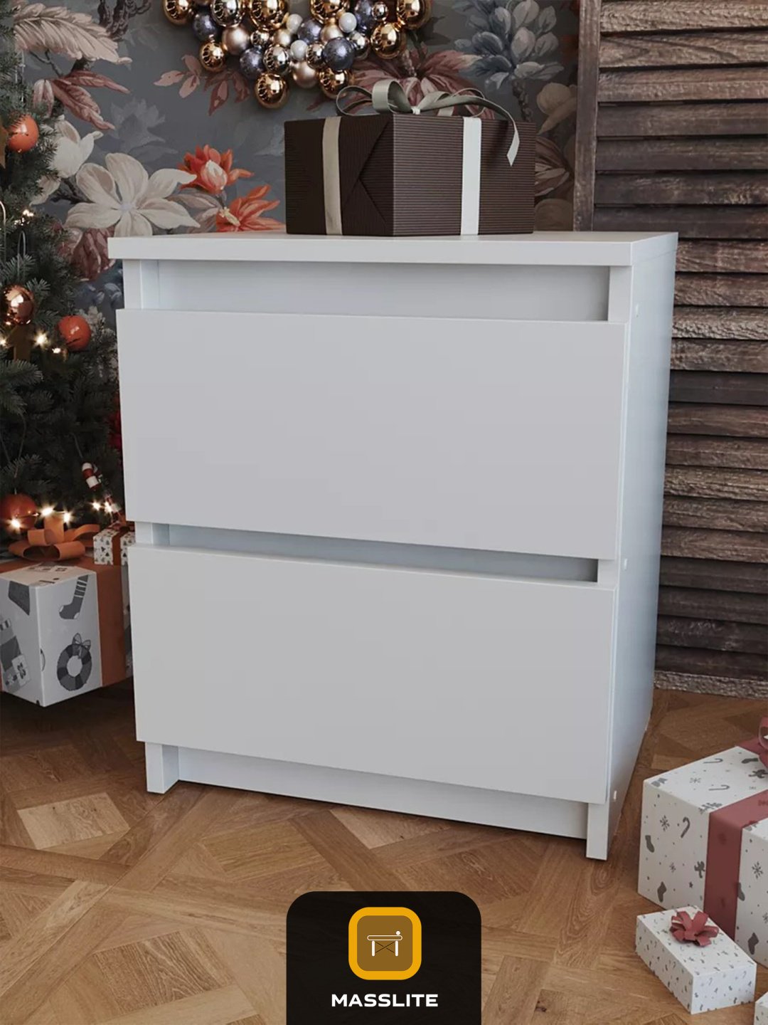 Тумба MassLite ТП-140003, 40x48x36 см, белый купить,NaN