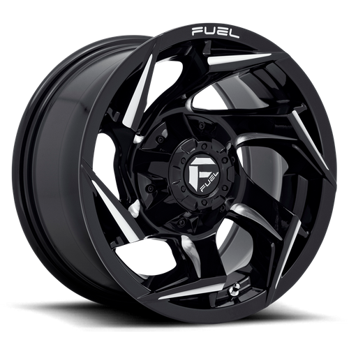 Комплект дисков Fuel D753 Reaction 6x135.0/139.7 9x20 ET1 DIA106.10 Gloss Black & Milled купить,1144000