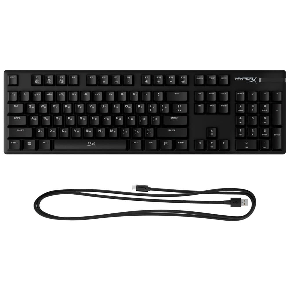 Клавиатура HyperX Alloy Origins Full RGB 4P4F6AX#ACB черная купить,0