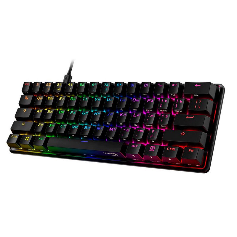 Клавиатура HyperX Alloy Origins 60 4P5N0AA#ACB черная купить,0