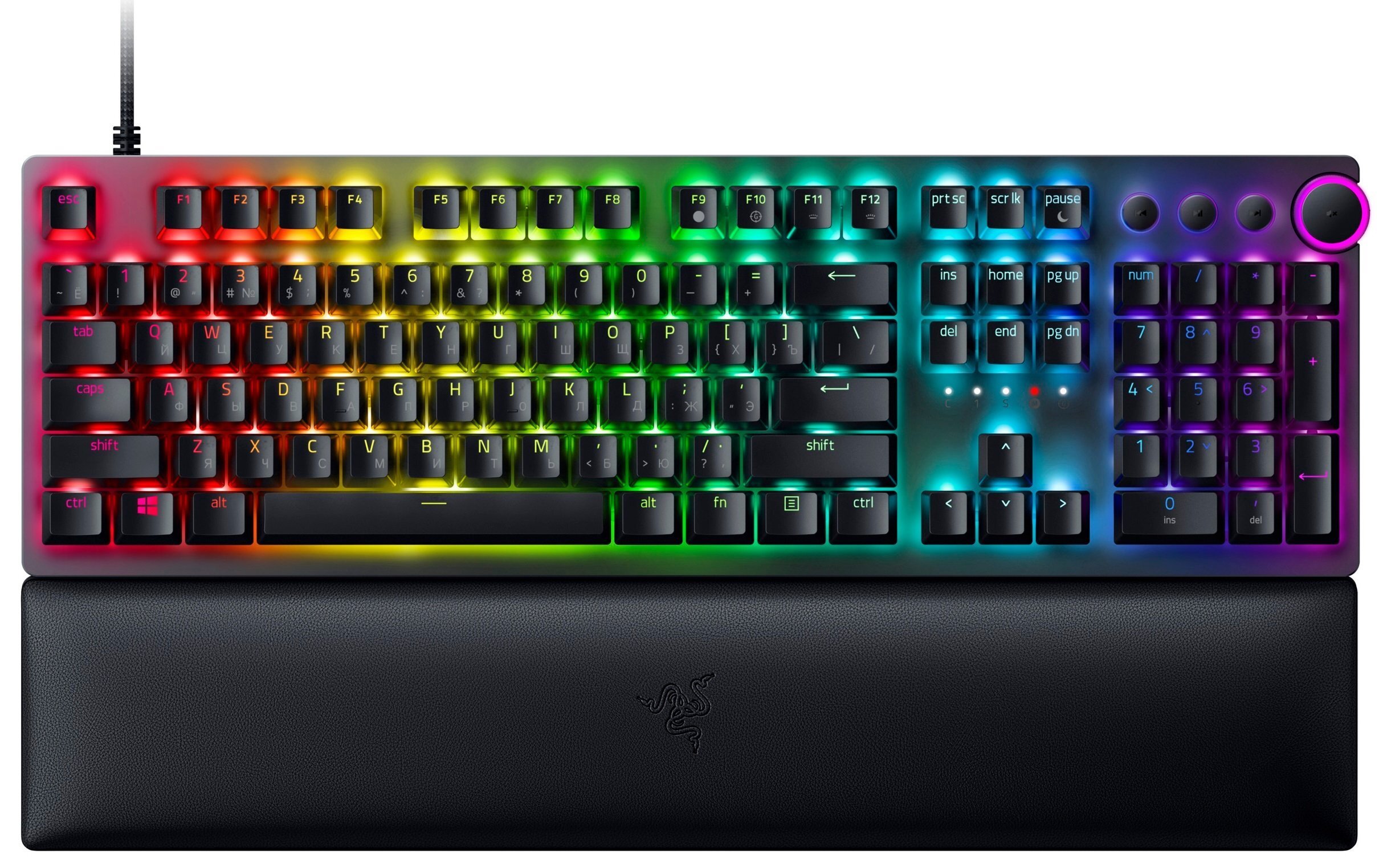 Клавиатура Razer Huntsman V2 Red Switch RZ03-03930700-R3R1 черная