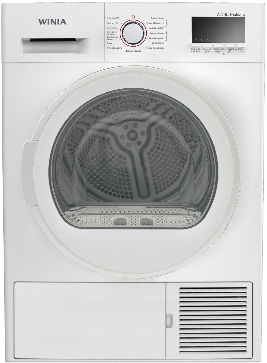 Сушильная машина Winia DWH-8TF4WW белая купить,NaN