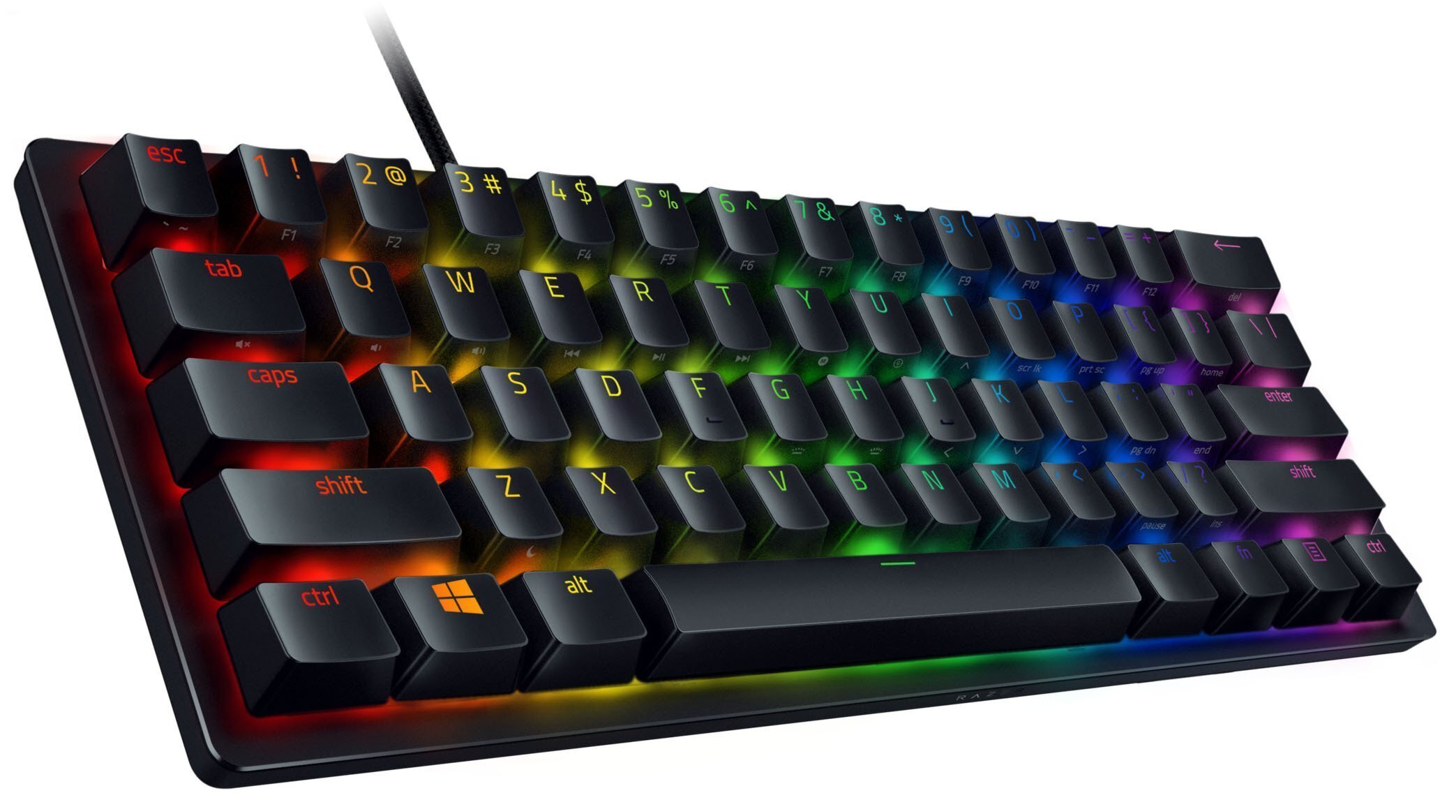 Клавиатура Razer Huntsman Mini Purple Switch RZ03-03391500-R3R1 черная купить,0