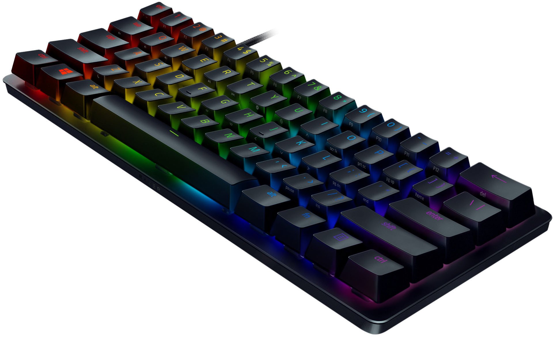 Клавиатура Razer Huntsman Mini Purple Switch RZ03-03391500-R3R1 черная купить,0