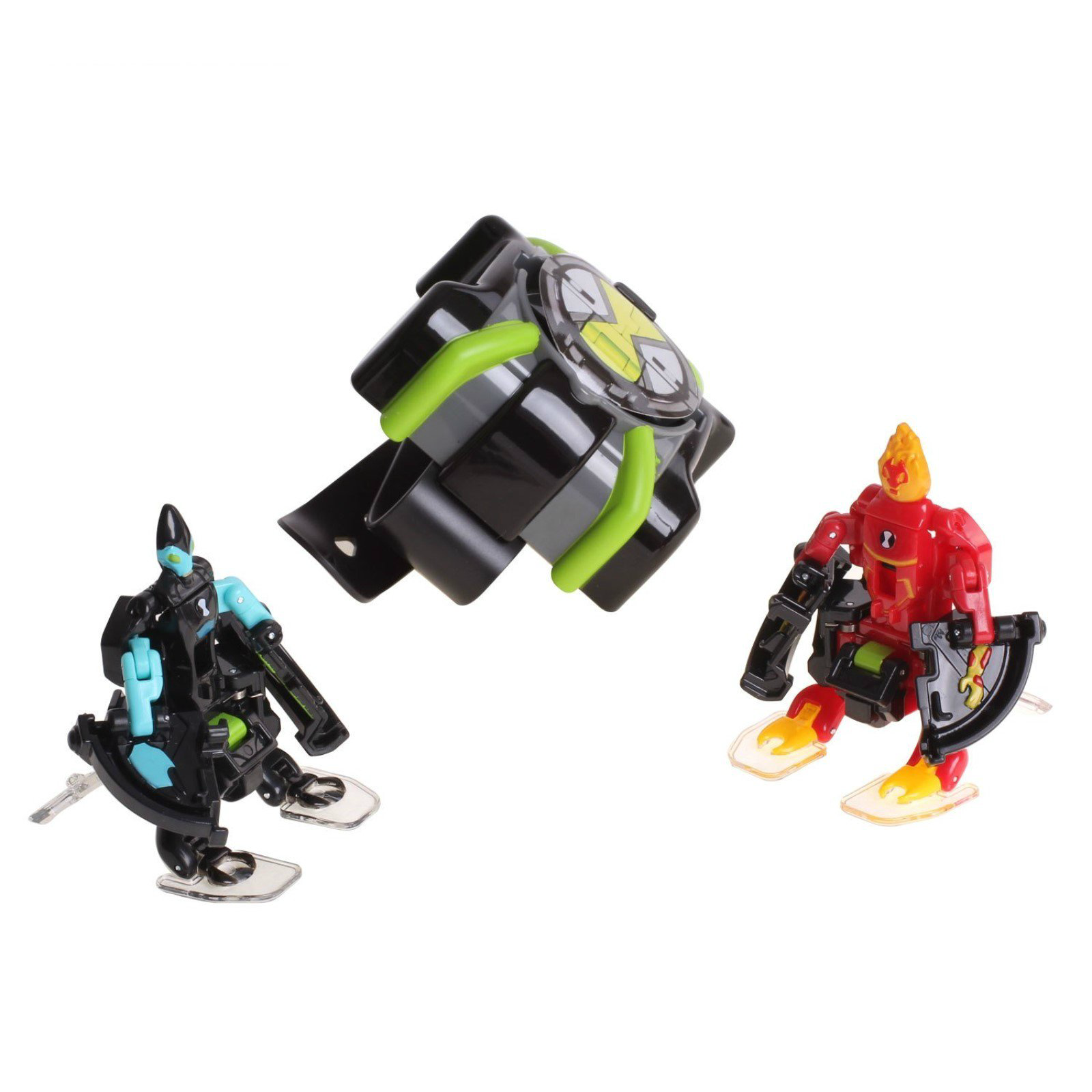 Фигурки Ben 10 Omni-Launch Человек-огонь и Молния 76791 купить,NaN