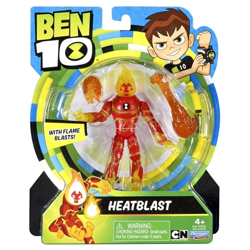 Фигурка Ben 10 Человек-огонь 12.5см 76102 купить,NaN