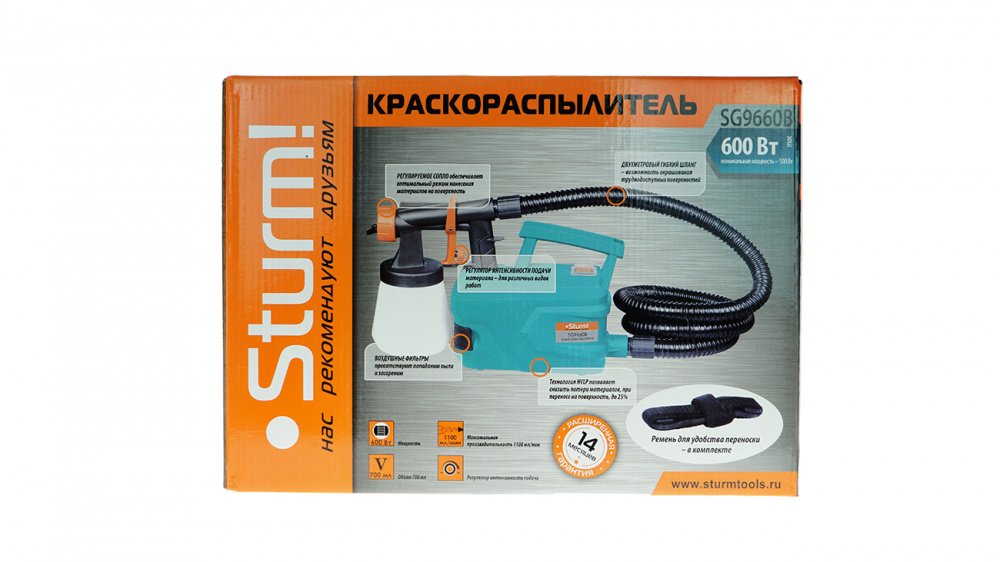 Краскораспылитель Sturm! SG9660B купить,0