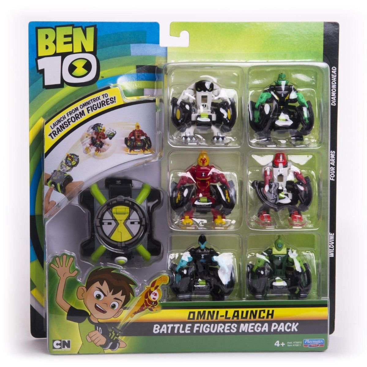 Фигурки Ben 10 Omni-Launch мегапак часы и 6 шт 76811 купить,NaN