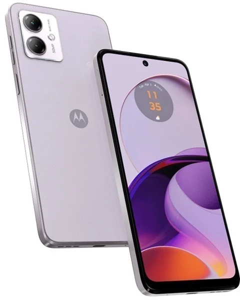 Смартфон Motorola Moto G14 4/128Gb Pale Lilac купить,NaN