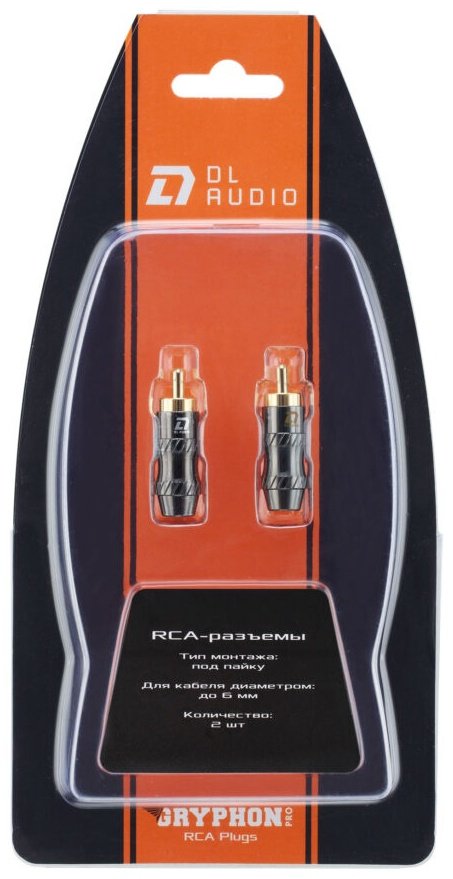 DL Audio терминал Gryphon Pro RCA Plugs 2 шт