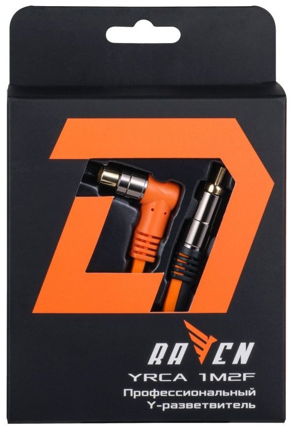 Y-разветвитель DL Audio Raven YRCA 1M2F 1шт