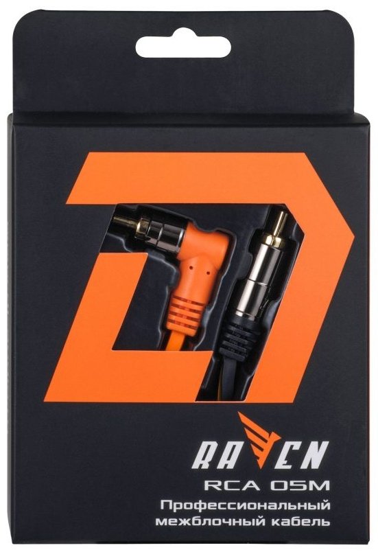 DL Audio кабель Raven RCA 0.5м 1 шт
