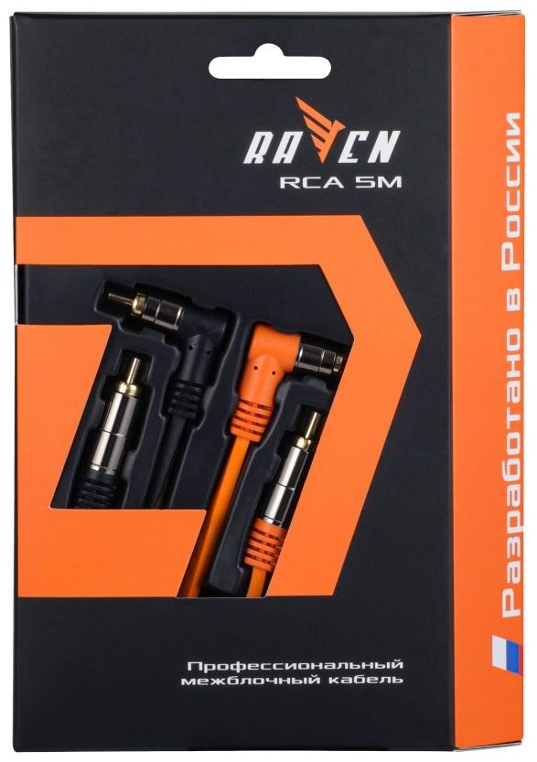 Кабель межблочный DL Audio Raven RCA 5M 1шт