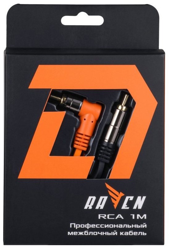 Кабель межблочный DL Audio Raven RCA 1м 1шт