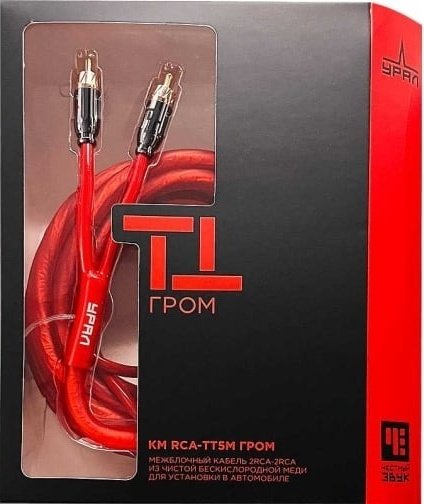 УРАЛ кабель ТТ КМ RCA-ТТ5М ГРОМ 1 шт