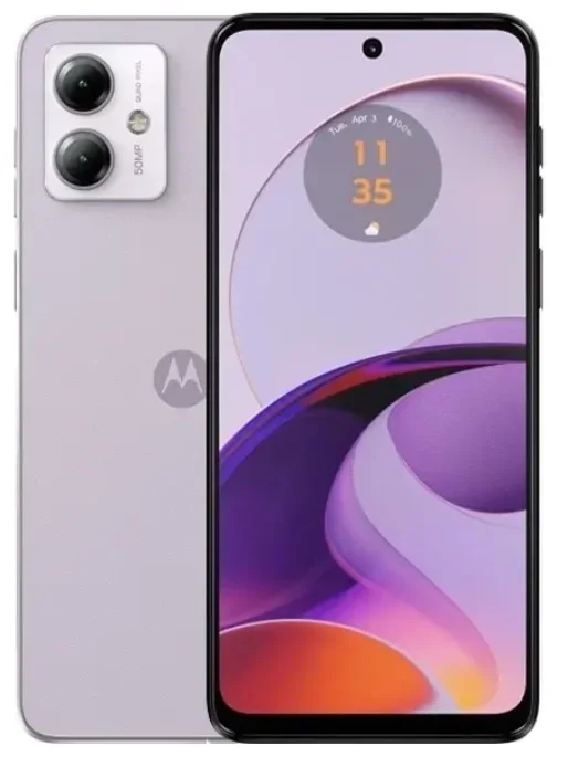Смартфон Motorola Moto G14 4/128Gb Pale Lilac купить,NaN