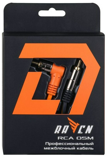 DL Audio кабель Raven RCA 0.5м 1 шт