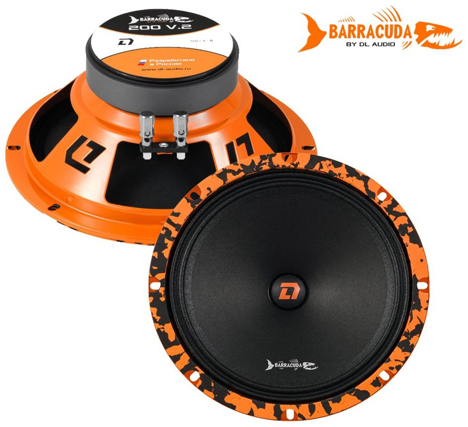 DL Audio среднечастотная АС Barracuda 200 V2 купить,23920
