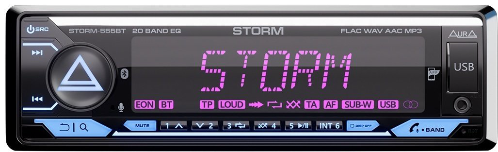 AurA Storm-555BT 1 DIN универсальная купить,31999
