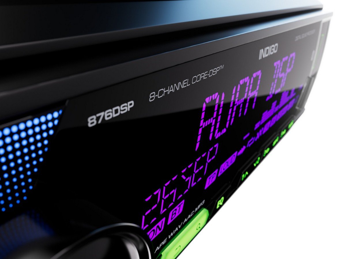 AurA INDIGO-876DSP 1 DIN универсальная