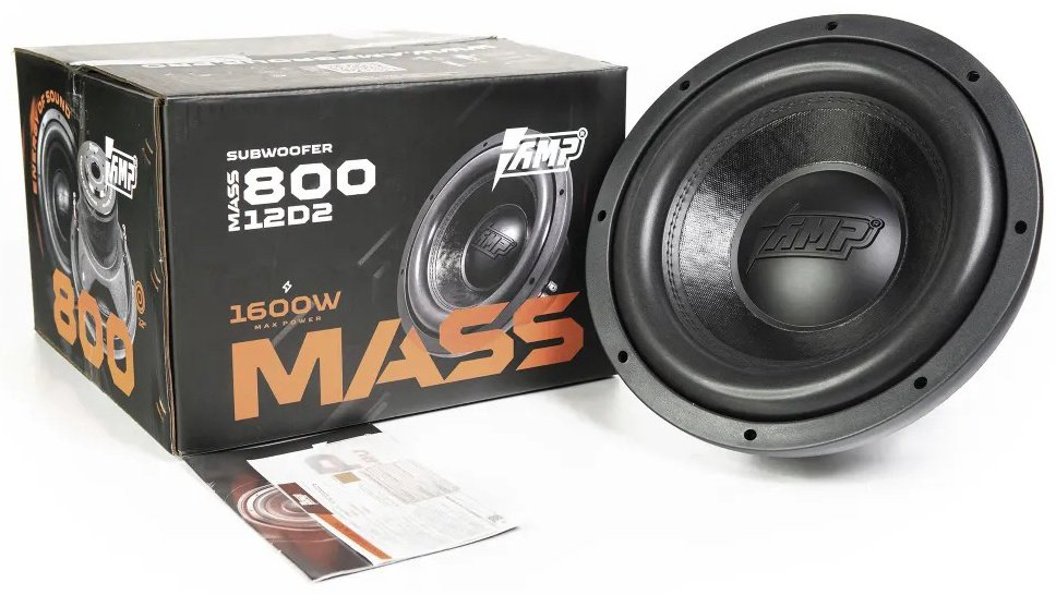 Сабвуфер AMP MASS 800 12D2