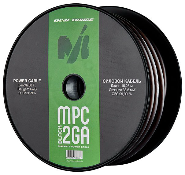 Deaf Bonce кабель MACHETE MPC-2GA Black 5м 1 шт