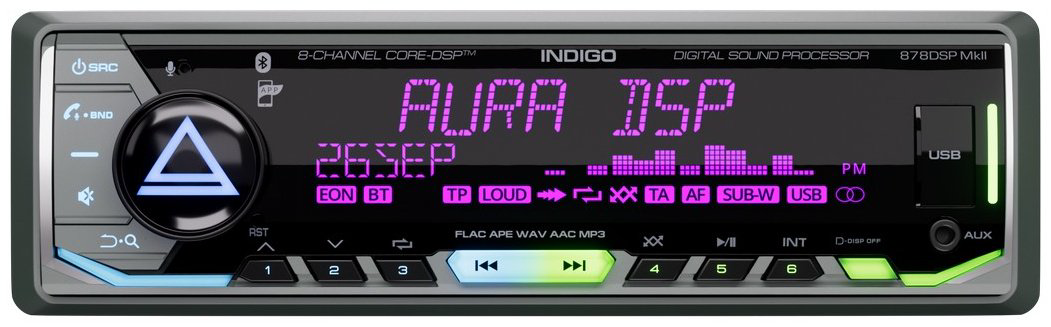 AurA INDIGO-878DSP MKII 1 DIN универсальная купить,38996