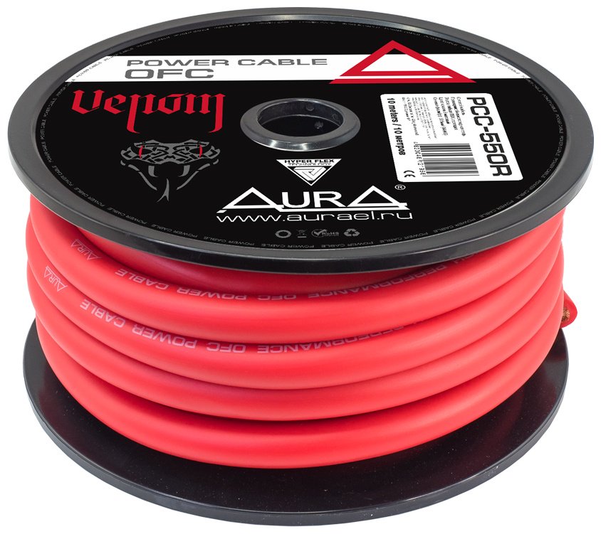AurA силовой кабель PCC-550R 1 шт 5 м