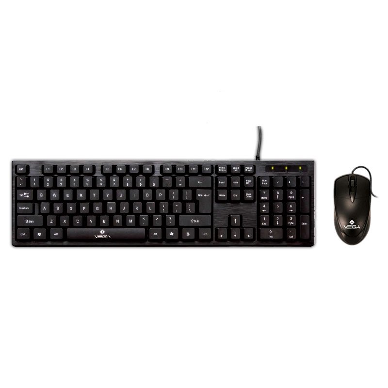 Клавиатура и мышь Vega vg-022 черная