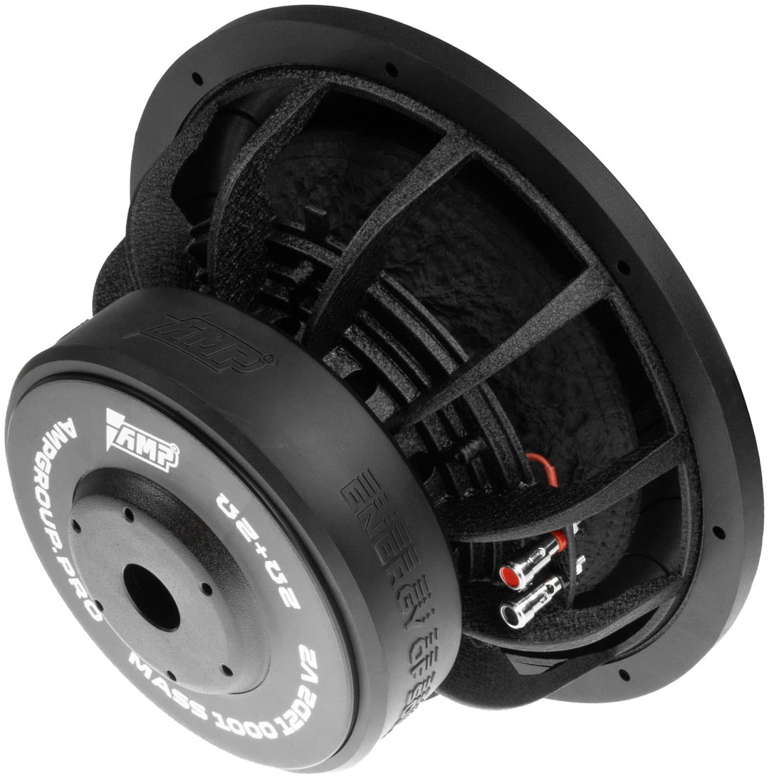 Сабвуфер AMP MASS 1000 12D2 V.2 (2+2 Ом, rms1000) купить,79988